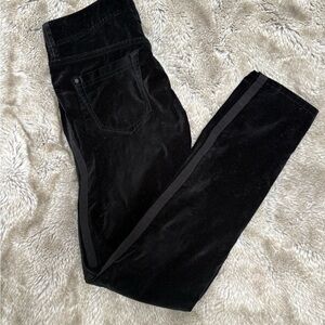 Armani Exchange Black Velvet Pants